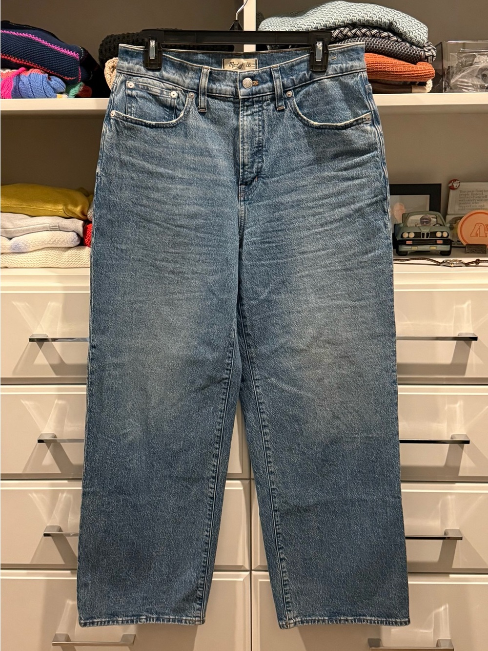 Madewell Light Blue Super Wide-Leg Jeans